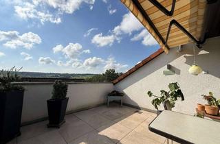 Wohnung kaufen in 74360 Ilsfeld, Charmante 2,5-Zimmer-Dachgeschosswohnung mit Loggia, Balkon und Tiefgaragenstellplatz in Ilsfeld