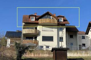 Wohnung kaufen in 63839 Kleinwallstadt, Studiowohnung mit Panoramafenster und einem Balkon mit wunderschönem Ausblick!