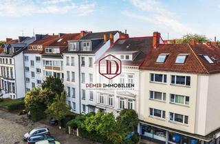 Wohnung kaufen in 28195 Bahnhofsvorstadt, Charmante Dachgeschosswohnung in zentraler Lage von Bremen-Mitte