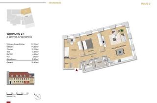 Wohnung kaufen in Pfinztalstr., 76227 Durlach, ***Luxuriöse 3 Zi.-Wohnung im EG, WE 2-1 als Erstbezug***