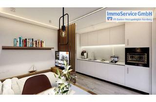 Wohnung kaufen in 90419 Nürnberg, 4% Bruttorendite TOP-vollmöbliertes Microappartement / 19 Neubau-Einheiten im Herzen Nürnbergs