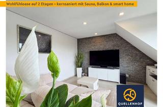 Wohnung kaufen in 50226 Frechen, Traumhafte Maisonette-Wohnung! Kernsaniert mit Sauna, Balkon & smarter Technik in Frechen-Buschbell!