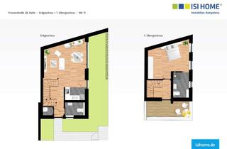 Wohnung mieten in Friesenstraße 28, 06112 Halle, Townhouse als Maisonette-Wohnung mit Gartenanteil & Dachterrasse - WE11