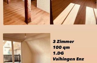 Wohnung mieten in 71665 Vaihingen an der Enz, Modernisierte Wohnung mit drei Zimmern sowie Balkon und Einbauküche in Vaihingen
