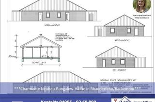Haus kaufen in 26817 Rhauderfehn, ***Charmante Neubau-Bungalow-Hälfte in Rhauderfehn/Backemoor***