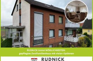 Haus kaufen in 31552 Rodenberg, RUDNICK bietet MÖGLICHKEITEN: gepflegtes Zweifamilienhaus mit vielen Optionen
