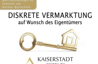 Mehrfamilienhaus kaufen in 52066 Aachen, FAKTOR 17,9! Ideal für den Eigenbestand oder als Aufteilerobjekt. Mehrfamilienhaus in Burtscheid