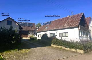 Haus kaufen in 74572 Blaufelden, Gepflegte ehem. Hofstelle mit großem Wohnhaus, Stall-/Scheunengebäude in ländlicher Lage