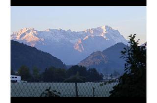 Grundstück zu kaufen in Mühlweg, 82441 Ohlstadt, Feines Baugrundstück mit herrlichem Blick auf das Wettersteingebirge - Alpspitze bis zur Zugspitze