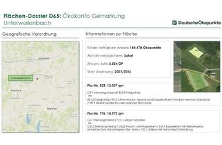 Gewerbeimmobilie kaufen in 86561 Aresing, Ökopunkte aus Gemarkung Unterweilenbach Naturraum D65