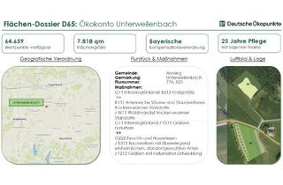 Gewerbeimmobilie kaufen in 86561 Aresing, Ökopunkte aus Gemarkung Unterweilenbach Naturraum D65