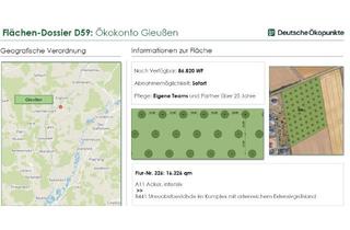 Gewerbeimmobilie kaufen in 96274 Itzgrund, Ökopunkte aus Gemarkung Gleussen Naturraum D59