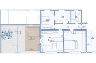 Wohnung mieten in Brunnengasse 16, 74379 Ingersheim, Ruhige 2,5-Zimmer Wohnung mit großer Dachterrasse in Ingersheim