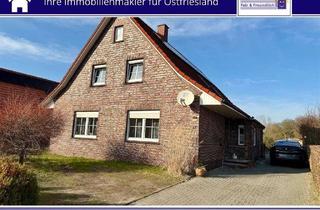 Einfamilienhaus kaufen in 26605 Aurich, Einfamilienhaus mit Kaminofen, großem Grundstück und Doppelgarage in Aurich Egels
