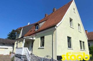 Haus kaufen in 63834 Sulzbach, SIEDLUNGSHAUS - 1-2 -FAMILIENHAUS MIT NEBENGEBÄUDE, STELLPLÄTZEN UND GROßEM GARTEN!