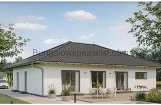 Haus kaufen in 32457 Porta Westfalica, Bungalow 134 Qm mit Grundstück / Finanzierungsrate 1.546,-- incl. Fördermittel. PV- Anlage WP / FB