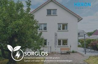 Haus kaufen in 71701 Schwieberdingen, SORGLOS - Energetisch saniertes Haus mit großem Garten und vielen Möglichkeiten in Schwieberdingen