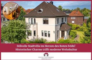 Villa kaufen in 21335 Lüneburg, Stilvolle Stadtvilla im Herzen des Roten Felds – Historischer Charme trifft moderne Wohnkultur!
