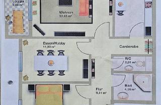 Wohnung kaufen in 36093 Künzell, Künzell - 3 Zimmer ETW in begehrter Fuldaer Randgemeinde