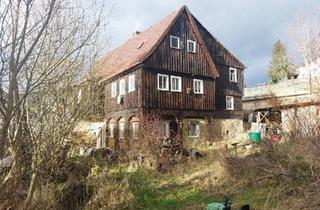 Haus kaufen in 01855 Sebnitz, Sebnitz - Umgebindehaus in Hinterhermsdorf (Sebnitz) ehemalige Mühle