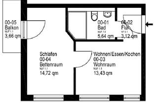 Wohnung kaufen in Jungbornweg, 51061 Höhenhaus, Smarte Neubaueigentumswohnung mit Einbauküche Terrasse und Stellplatz - barrierefrei