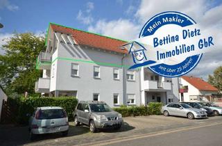 Wohnung mieten in 64846 Groß-Zimmern, DIETZ: 3-Zimmer-Dachgeschosswohnung mit 2 Sonnen-Balkonen, Wanne+Dusche, Einbauküche