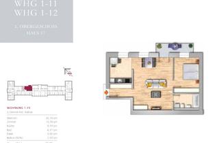 Wohnung mieten in 13125 Buch, Charmante 2 Zimmer Wohnung im Grünen mit Balkon
