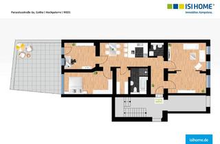 Wohnung mieten in Paracelsusstraße 6A, 06114 Paulusviertel, Traumhafte 4-Raumwohnung mit eigener Terrasse in zentraler Lage - WE01