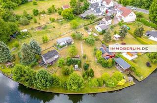 Einfamilienhaus kaufen in 15537 Grünheide, IMMOBERLIN.DE - Traumhaftes Wassergrundstück mit attraktivem Einfamilienhaus & Nebengebäuden