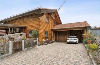 Haus kaufen in 92546 Schmidgaden, Charmantes Tiroler Holzhaus – Hochwertig ausgestattet mit Garten und Terrasse