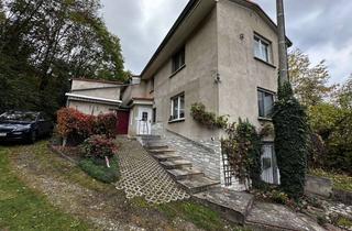 Haus kaufen in 06198 Kloschwitz, Charmantes Ein- bis Zweifamilienhaus mit großem Gartenparadies und Saaleblick.