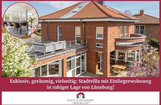 Villa kaufen in 21339 Lüneburg, Exklusiv, geräumig, vielseitig: Stadtvilla mit Einliegerwohnung in ruhiger Lage von Lüneburg!