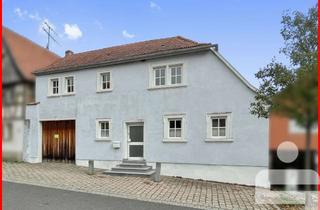 Haus kaufen in 97348 Willanzheim, Sanierungsbedürftiges Wohnhaus mit Scheune