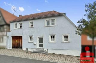 Haus kaufen in 97348 Willanzheim, Sanierungsbedürftiges Wohnhaus mit Scheune