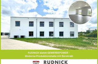 Büro zu mieten in 31515 Wunstorf, RUDNICK bietet GEWERBEPOWER - Moderne Produktionshalle mit Bürotrakt