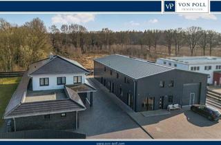 Gewerbeimmobilie kaufen in 24537 Faldera, Exklusives Einfamilienhaus mit Einliegerwohnung und flexiblem, energieeffizientem Betriebsgebäude