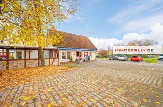 Anlageobjekt in 14624 Dallgow-Döberitz, IMMOBERLIN.DE - 12 fach! Freistehende Gewerbeimmobilie mit Bäckereishop, Café & Terrasse
