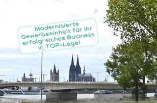 Praxen mieten in 50679 Deutz, Komplett modernisierte Gewerbeeinheit/Praxis mit DOMBLICK am Rhein