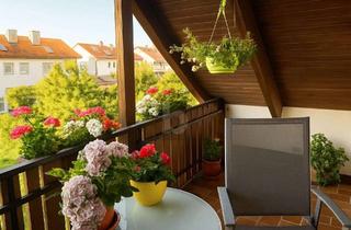 Wohnung kaufen in 85247 Schwabhausen, IDYLLISCH UND GEPFLEGT MIT TRAUMHAFTEM BALKON