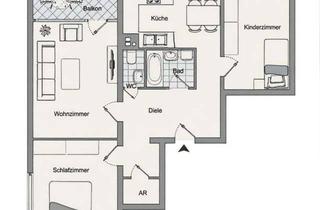 Wohnung mieten in Gorch-Fock-Straße 32, 59555 Lippstadt, Renovierte 3-Zimmer-Wohnung in Lippstadt in stadtnaher Lage