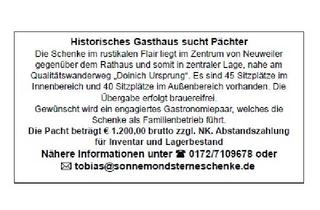 Gastronomiebetrieb mieten in 75389 Neuweiler, Historisches Gasthaus sucht Pächter