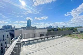 Penthouse mieten in 60314 Frankfurt, Vollklimatisiertes 4Zi-Luxus-Penthouse mit XXL-Dachterrasse + Premium Einbauküche +2Tageslichtbädern