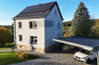 Einfamilienhaus kaufen in 08233 Treuen, Bezugsfertiges Einfamilienhaus mit großem Garten & Carport in Schreiersgrün