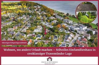 Einfamilienhaus kaufen in 23570 Travemünde, Travemünde - Wohnen, wo andere Urlaub machen -Stilvolles Einfamilienhaus in erstklassiger Travemünder Lage
