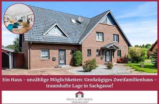 Haus kaufen in 21702 Ahlerstedt, Ahlerstedt - Ein Haus - unzählige Möglichkeiten: Großzügiges Zweifamilienhaus - traumhafte Lage in Sackgasse!