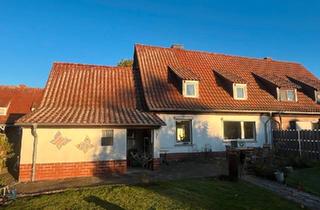 Doppelhaushälfte kaufen in 39524 Wust, Schönhausen (Elbe) - Haushälfte in Klietz mit schönem Garten am Waldrand