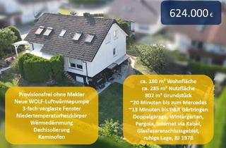 Einfamilienhaus kaufen in 72218 Wildberg, Wildberg - Haus mit Wärmepumpe, Doppelgarage & Garten - PROVISIONSFREI