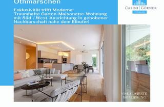 Wohnung kaufen in 22605 Hamburg, Hamburg - Exklusivität trifft Moderne: Garten-Maisonette-Wohnung in gehobener Nachbarschaft nahe Elbufer!