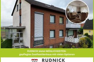 Haus kaufen in 31552 Rodenberg, Rodenberg - RUDNICK bietet MÖGLICHKEITEN: gepflegtes Zweifamilienhaus mit vielen Optionen