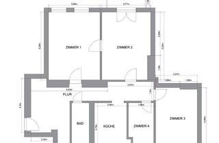 Wohnung kaufen in 12159 Schöneberg, 4 Zimmer Altbauwohnung 100 m2 in Schöneberg - zentrale, aber sehr ruhige Lage